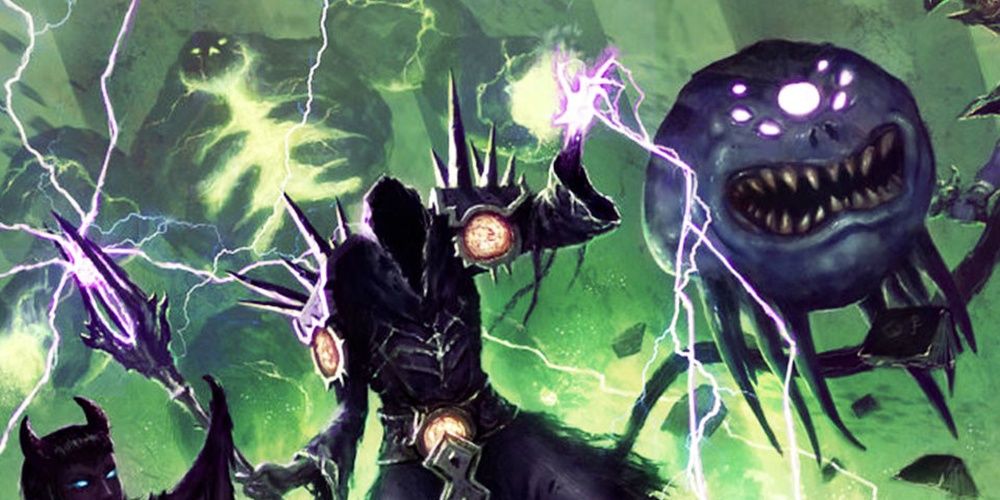 warlock purple energy sparks from hand