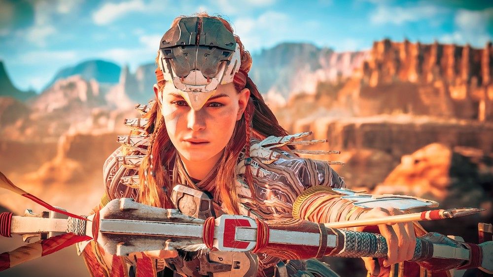 Aloy in Horizon Zero Dawn