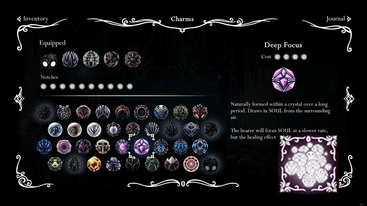Charms Hollow Knight