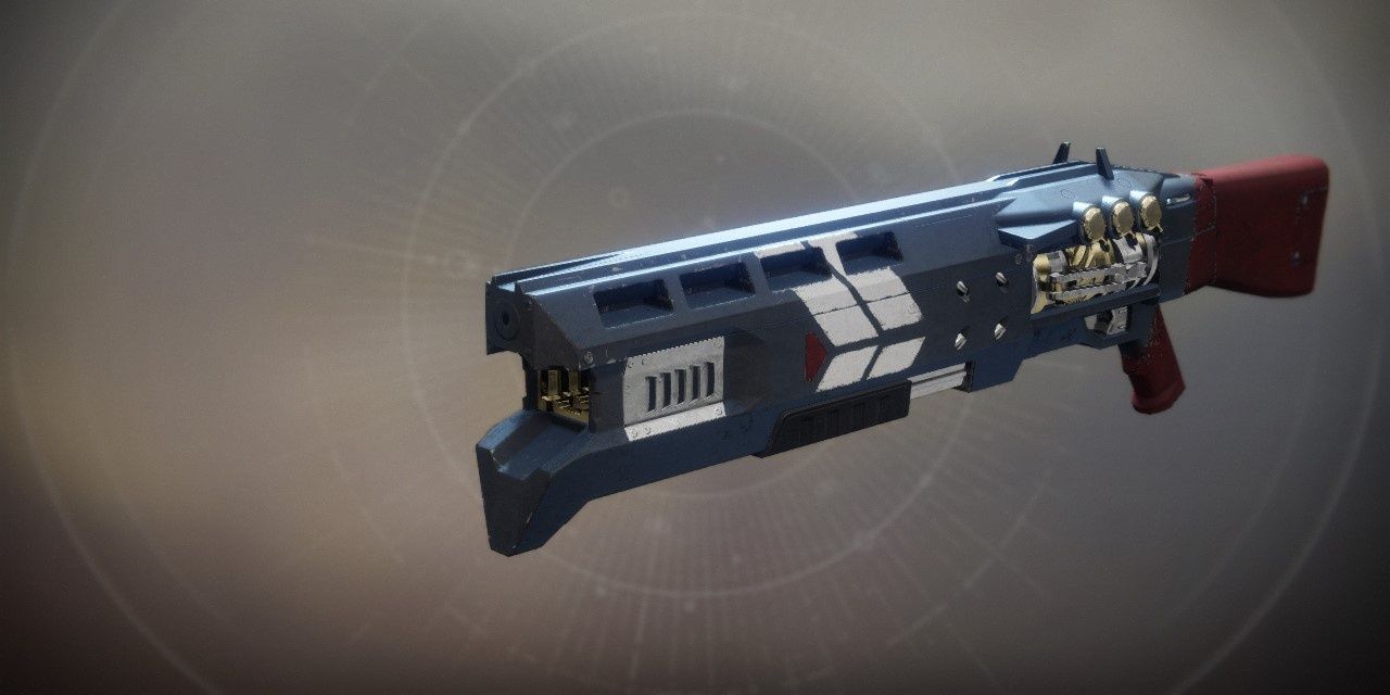 The Legend of Acrius Exotic Heavy Shotgun in Destiny 2.