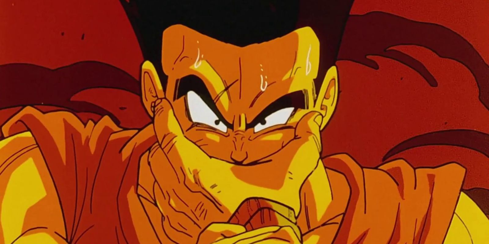 Dragon Ball Z Yamcha Held By Android 20