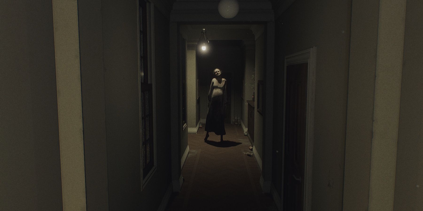 Lisa from PT in a hallway