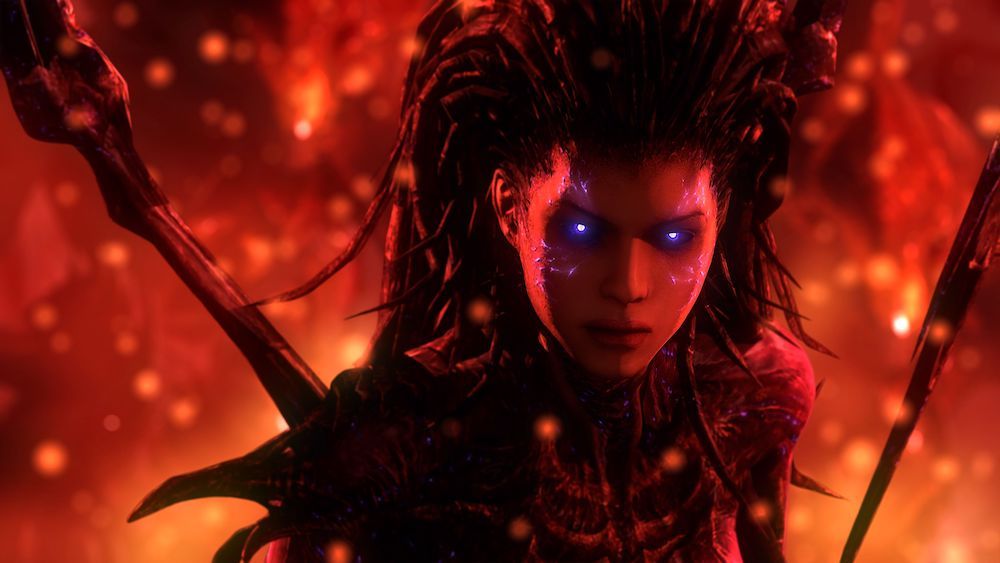 Sarah Kerrigan as the Queen of Blades in StarCraft