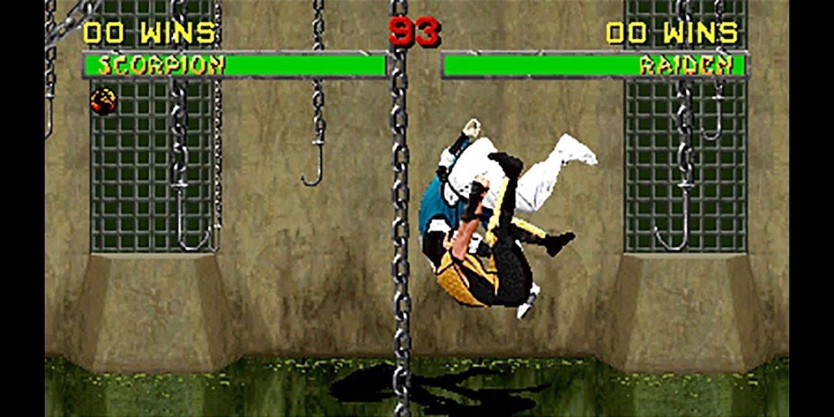 mortal kombat air throw scorpion