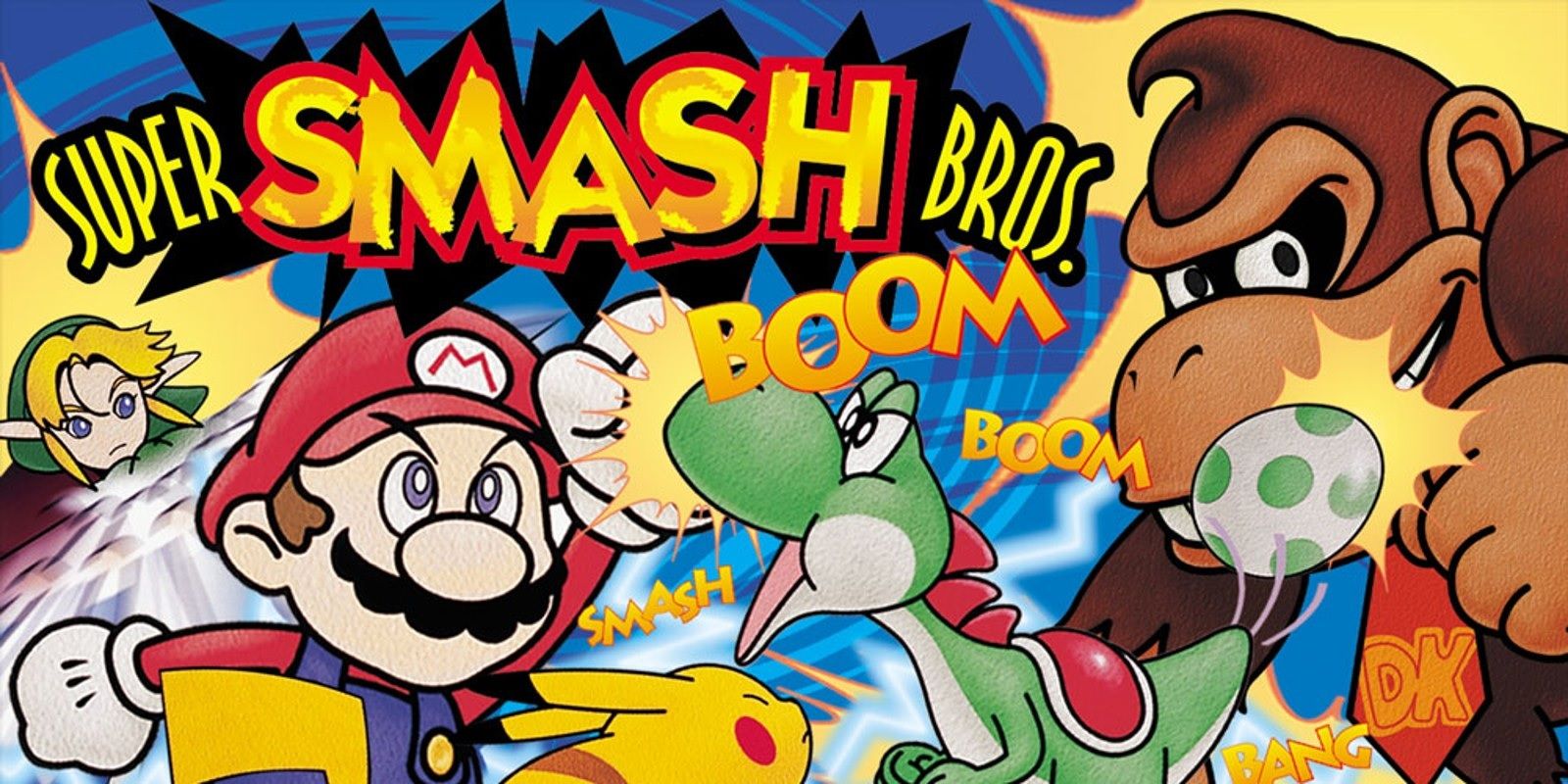 Super smash bros n64 boom boom box art