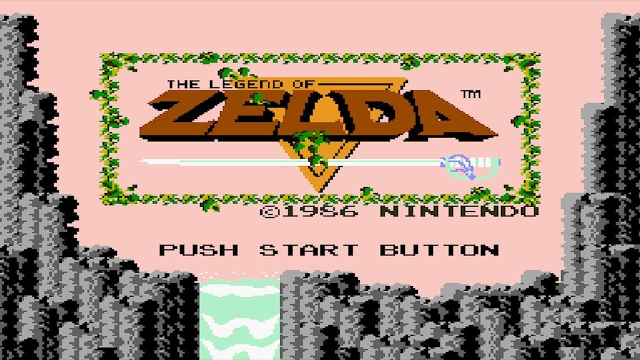 the legend of zelda title screen