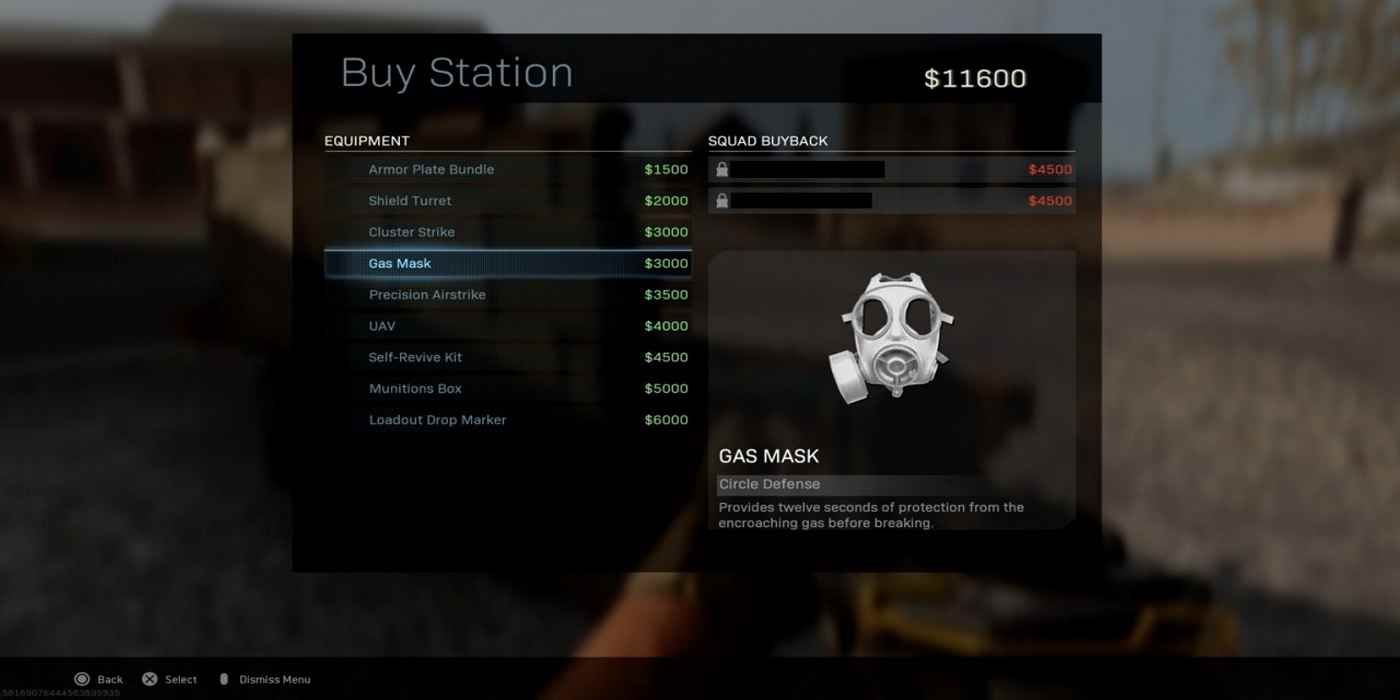 Call Of Duty Warzone Buy Station Screen