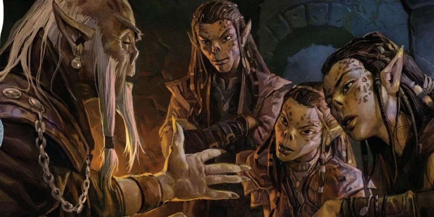 Elves in Dungeons & Dragons artwork