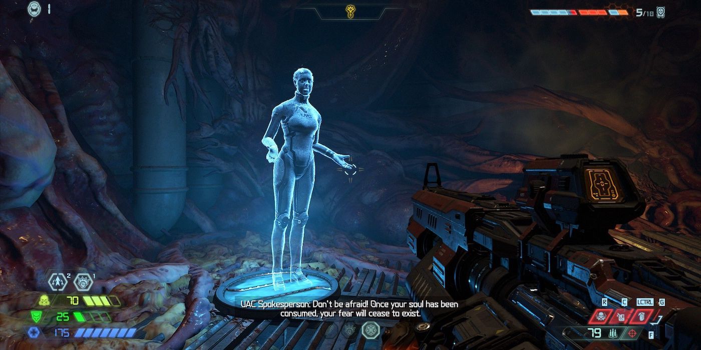 Doom eternal UAC Spokesperson