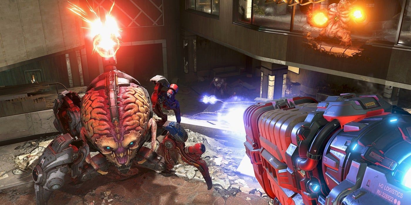 Doom eternal plasma gun jumping