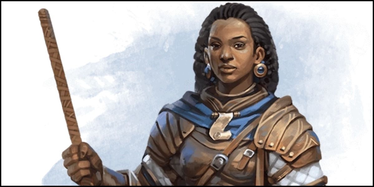 Human D&D character art