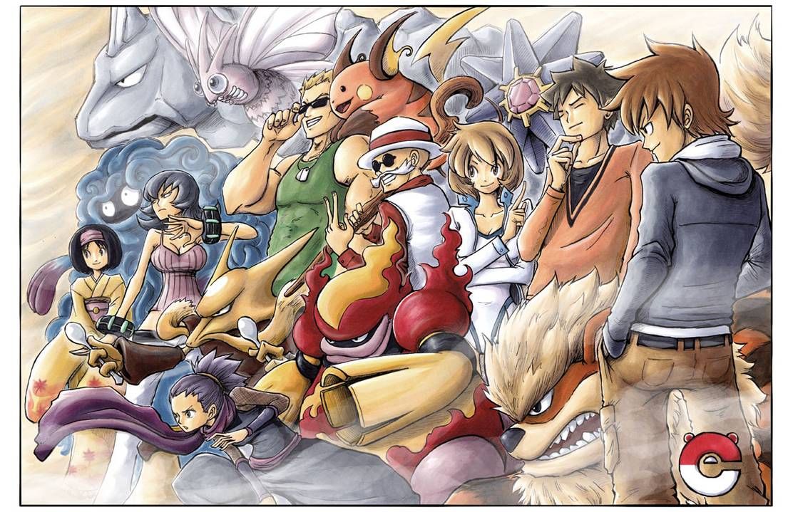 Kanto Champions by e1n (DeviantArt)