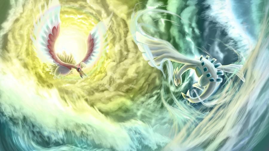 Lugia Vs Ho-Oh by I-Is-Gundam (DeviantArt)