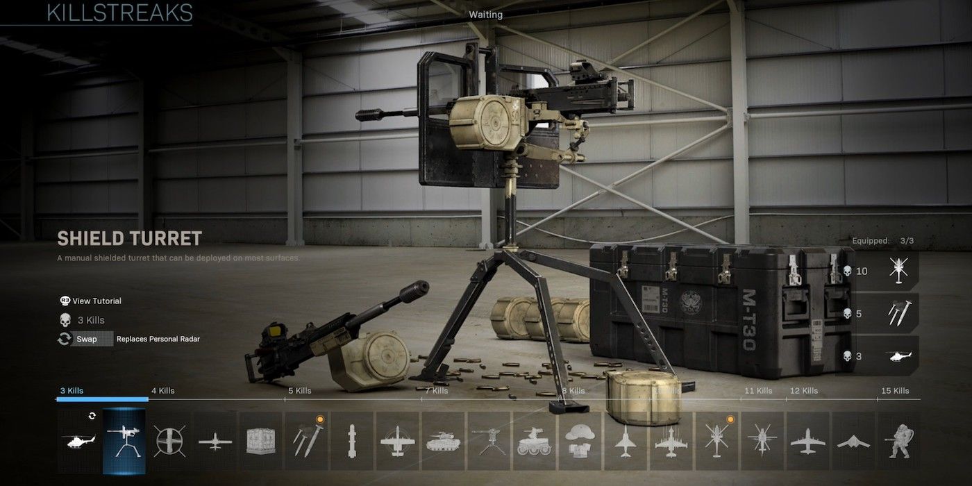Modern warfare shield turrent