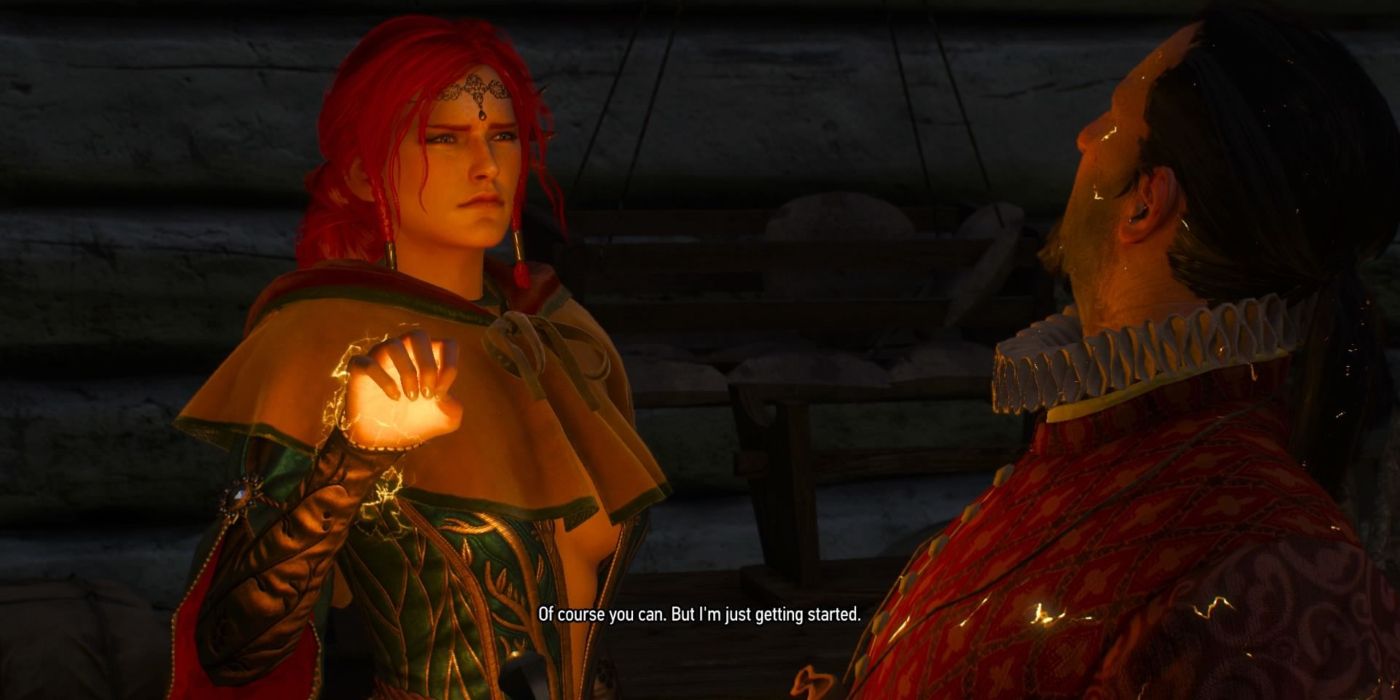 Witcher 3 Triss Torturing Spy