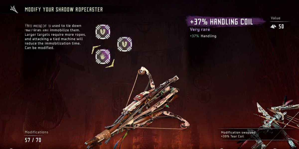 horizon zero dawn ropecaster weapon menu 1200x600