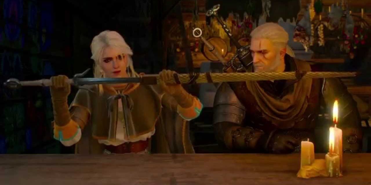 Ciri Witcher 3 Zirael Silver Sword
