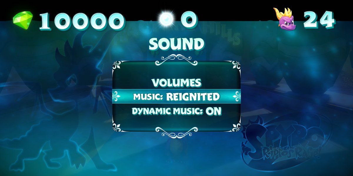 pause menu spyro