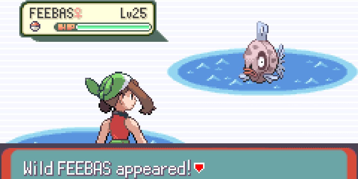 pokemon emerald shiny feebas
