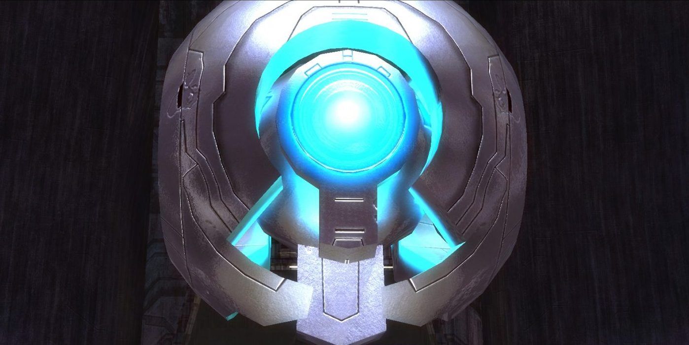Close up of 343 Guilty Spark from Halo CE