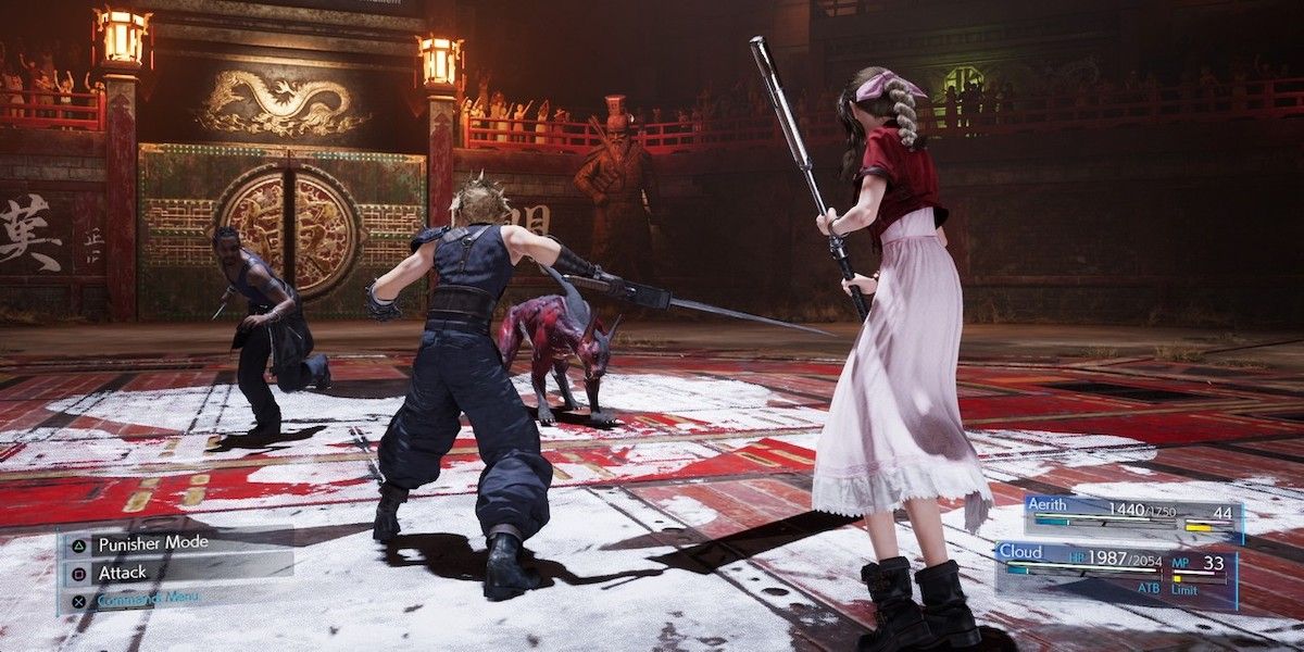 Final Fantasy VII remake colosseum