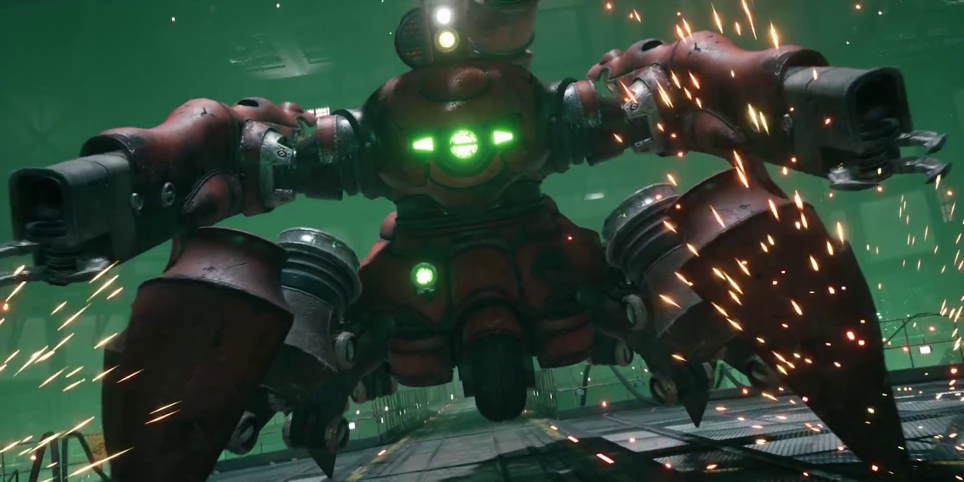Final Fantasy VII remake first boss