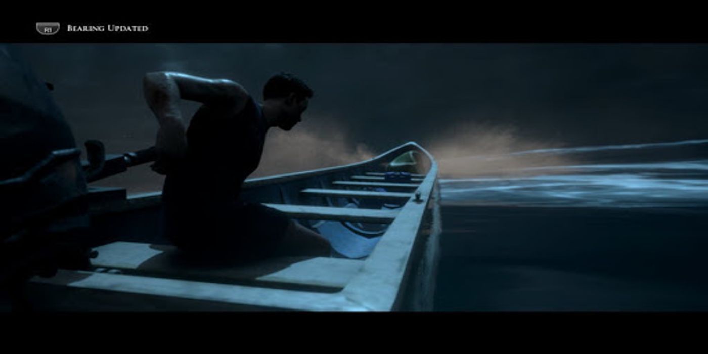 Man Of Medan Conrad On Escape Boat