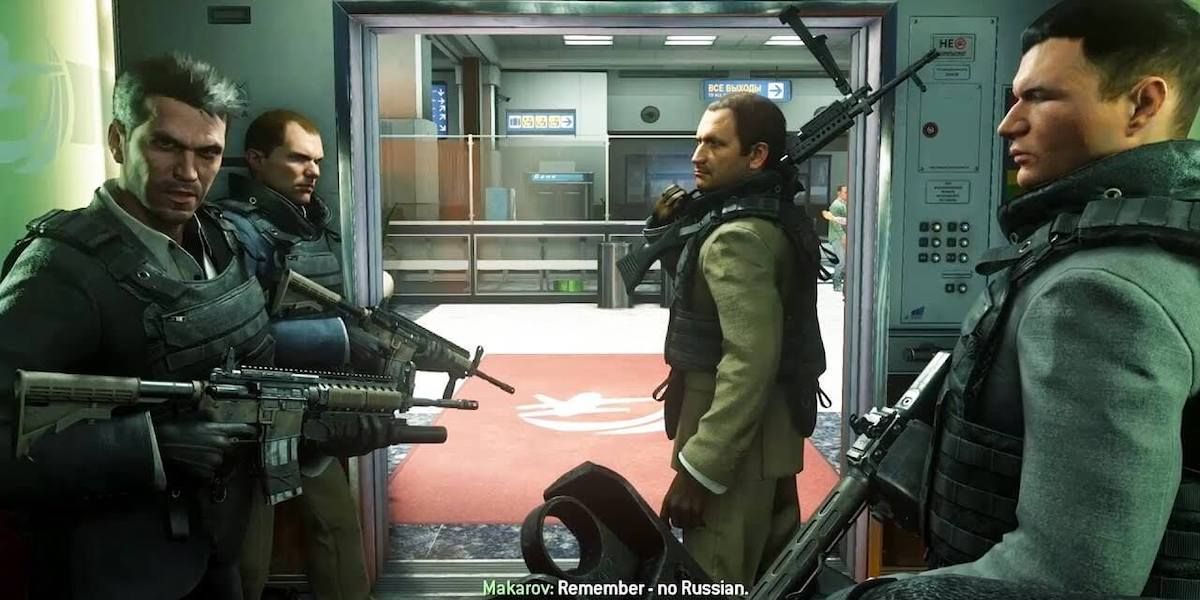 Modern Warfare 2 (2009) beginning of No Russian
