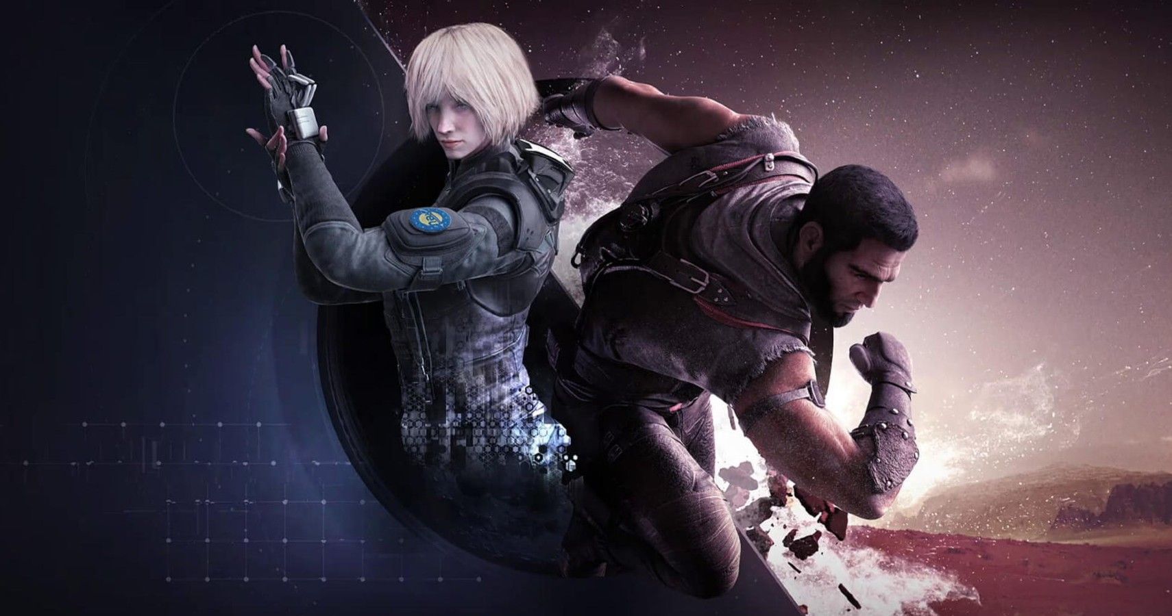 Oryx and Iana Red and Blue backgrond - Rainbow Six Siege