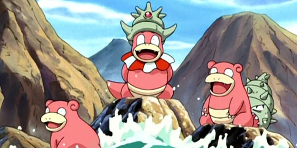 Pokemon Anime Slowpoke Slowbro Slowking