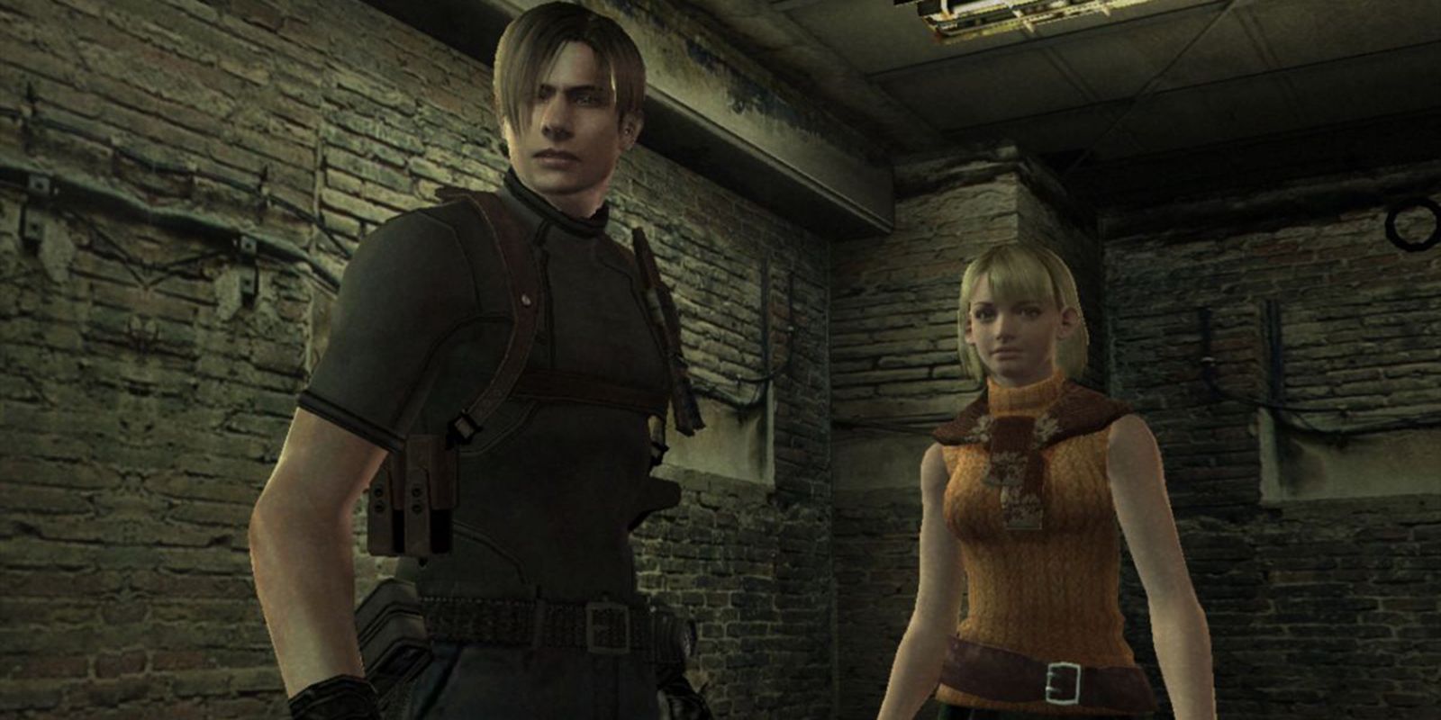 Leon RE 4 with Ashley