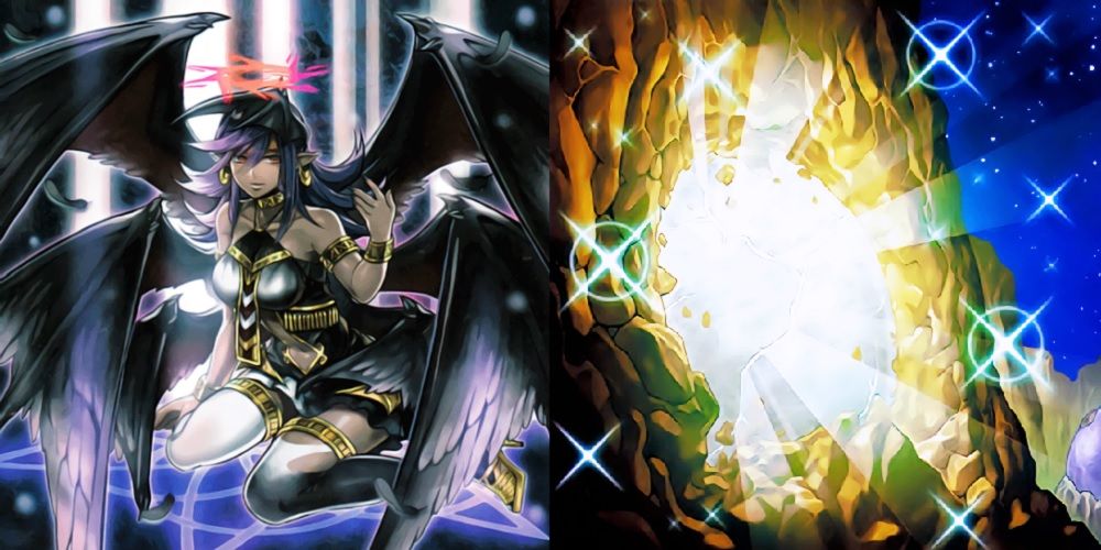 Darklord Ixchel and White Stone of Ancients from the Lords of Shining Box in Yu-Gi-Oh! Duel Links