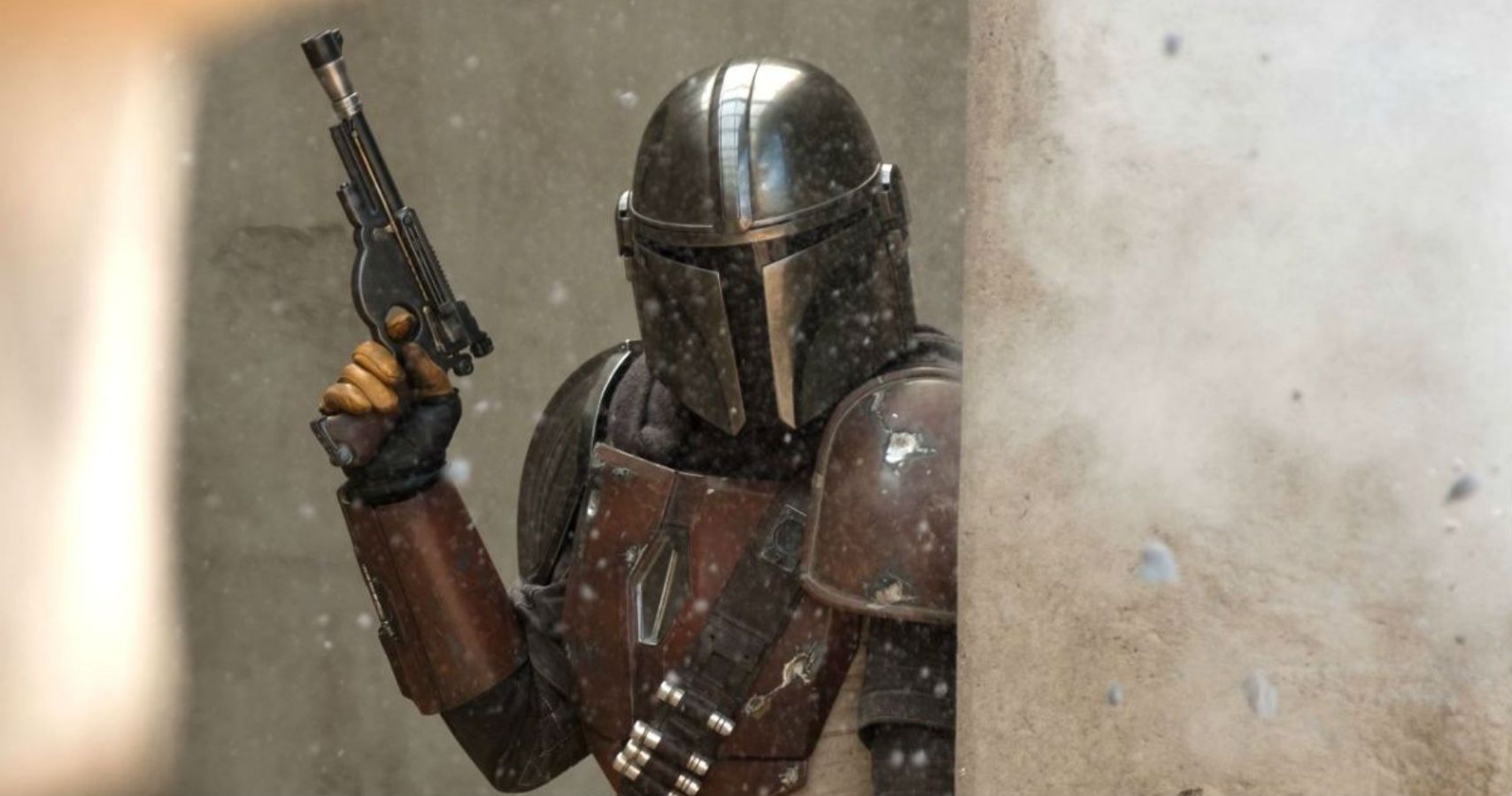 the mando with a gun