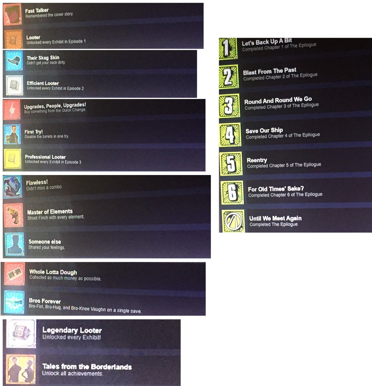 Achievements