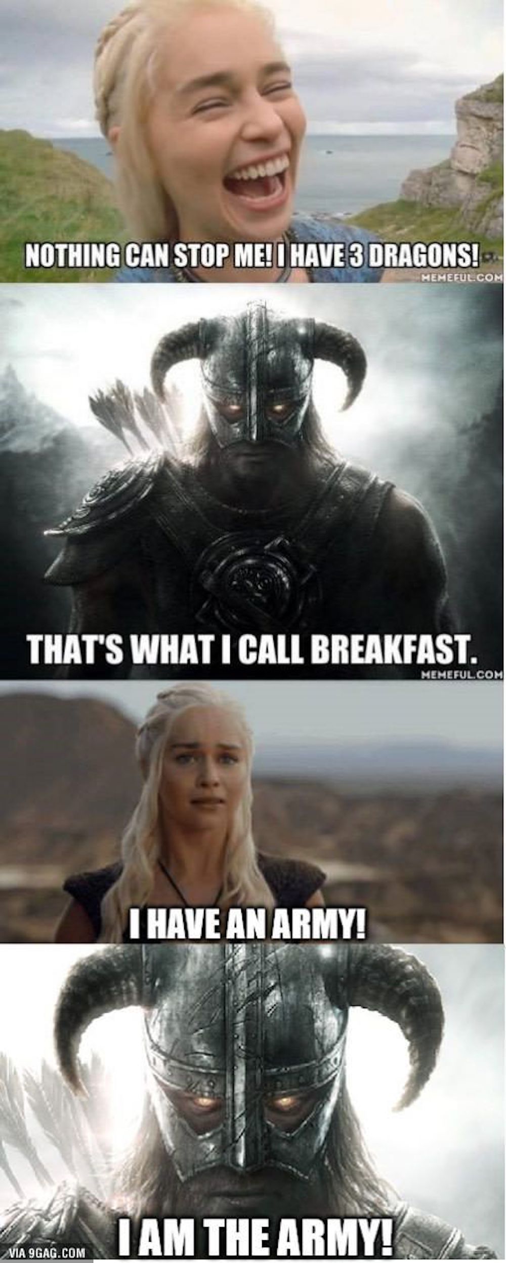 Dragonborn game of thrones meme