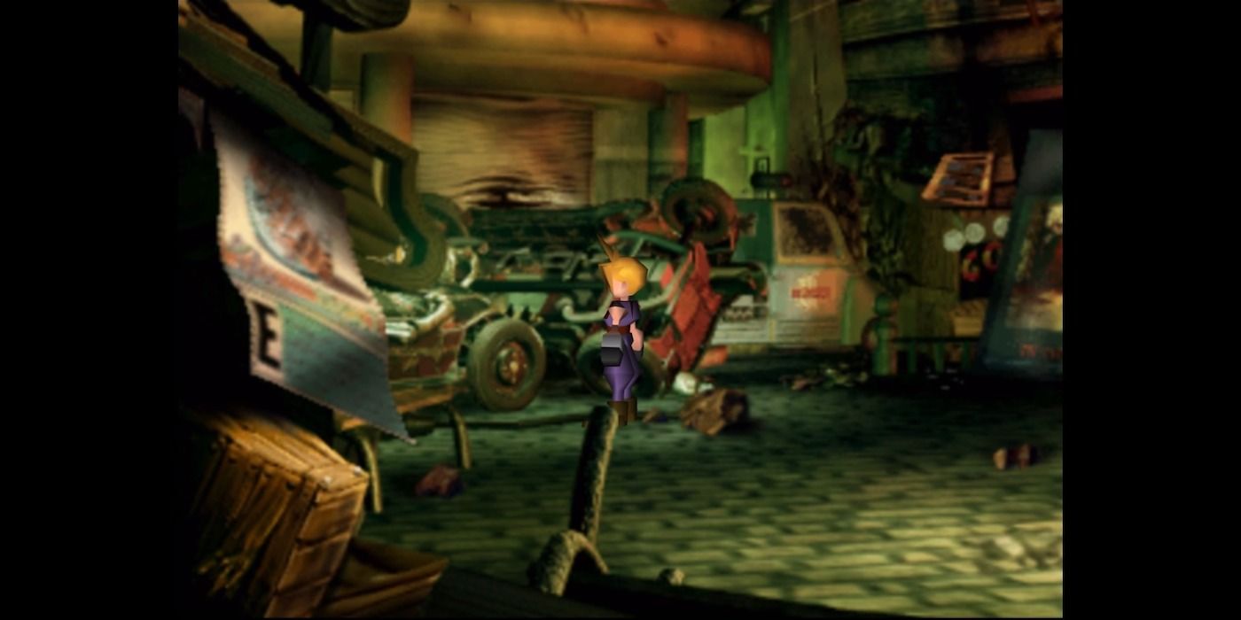 Final Fantasy VII Midgar after explosion