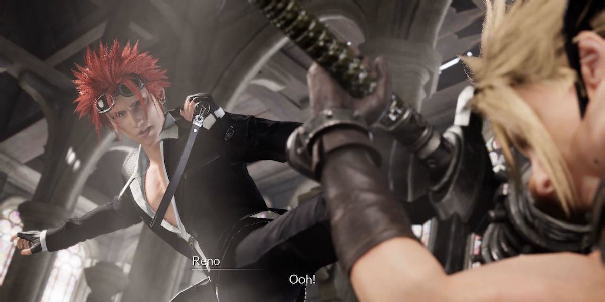 Final Fantasy VII remake Cloud and Reno