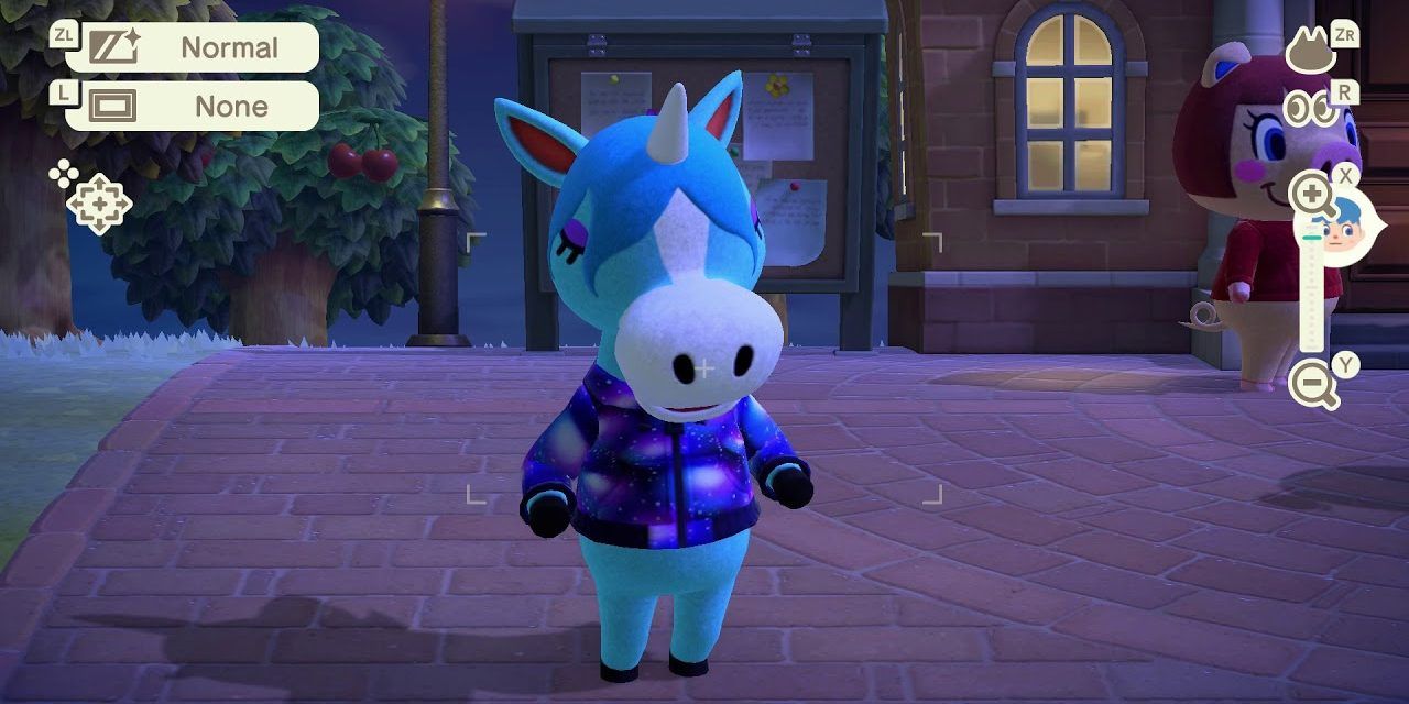 Julian standing in town square