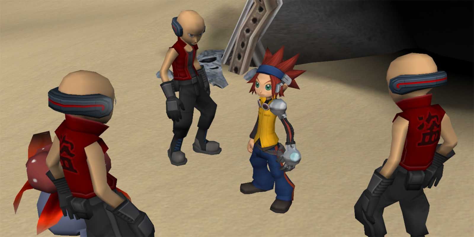Main character being attacked by Team Snagem