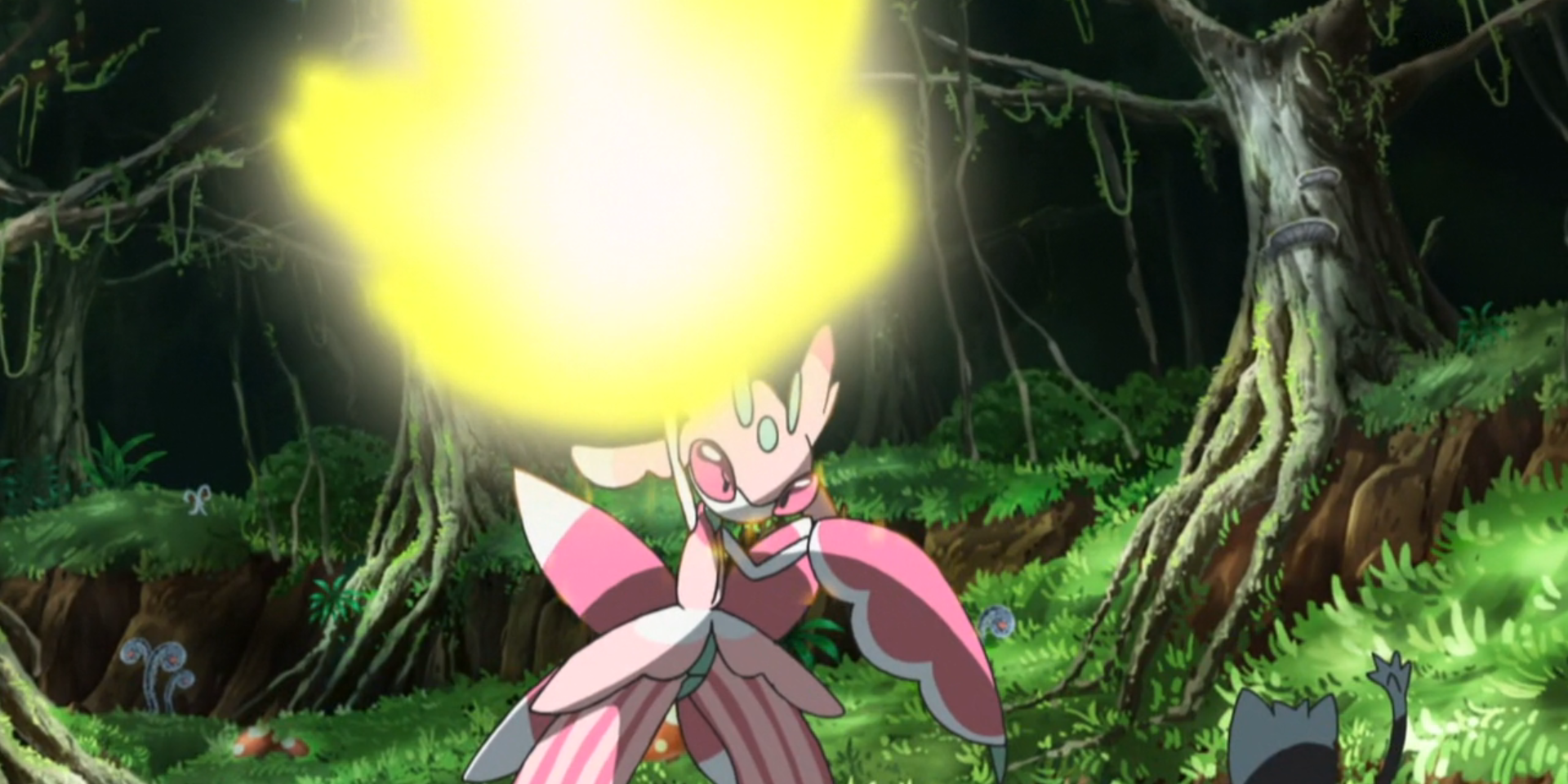 Pokemon: Lurantis using Solar Blade