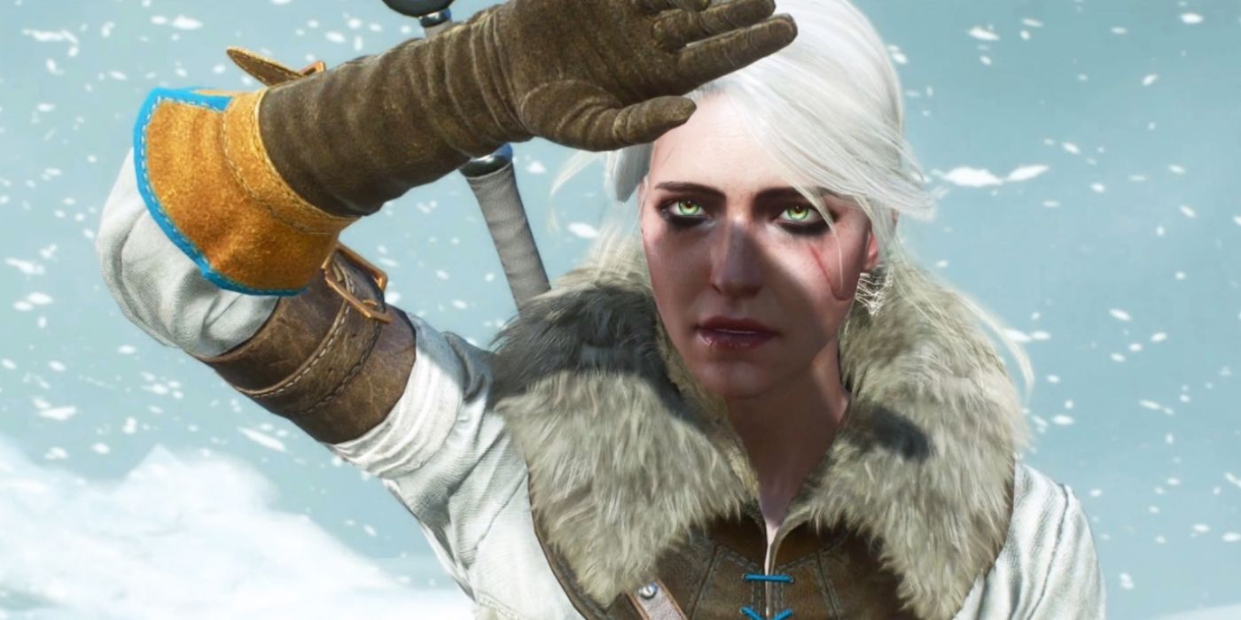 Ciri Enters Tower To Stop The White Frost in The Witcher 3