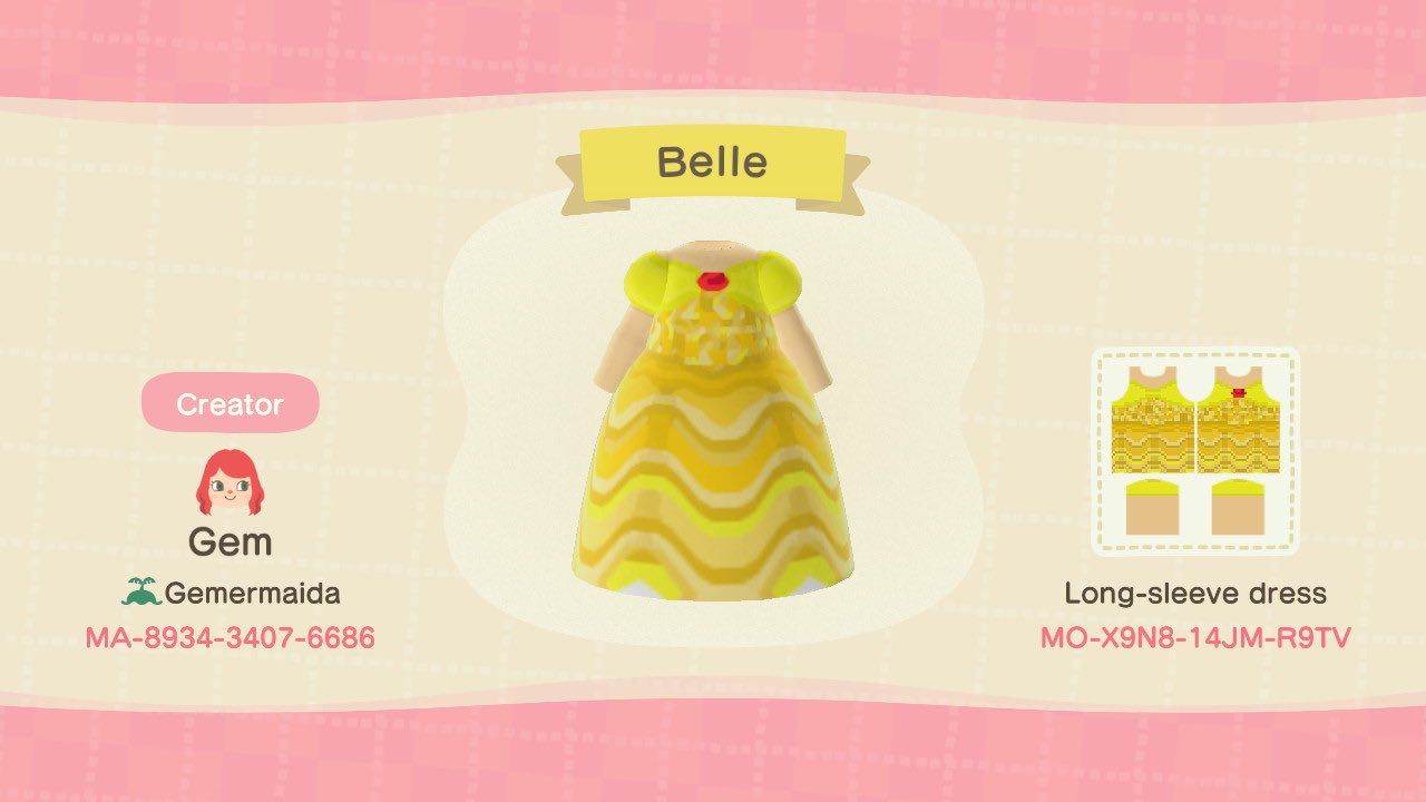 Belle's ballgown from Beauty and the Beast.