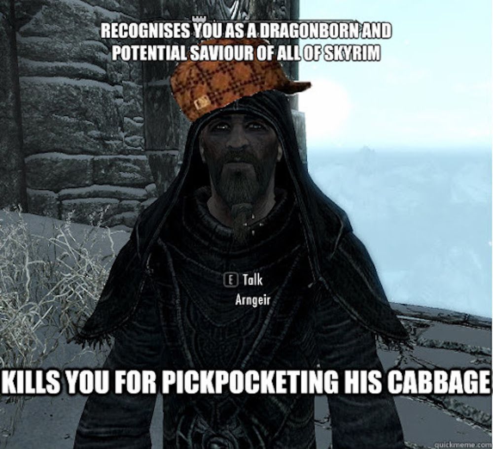 greybeard skyrime meme