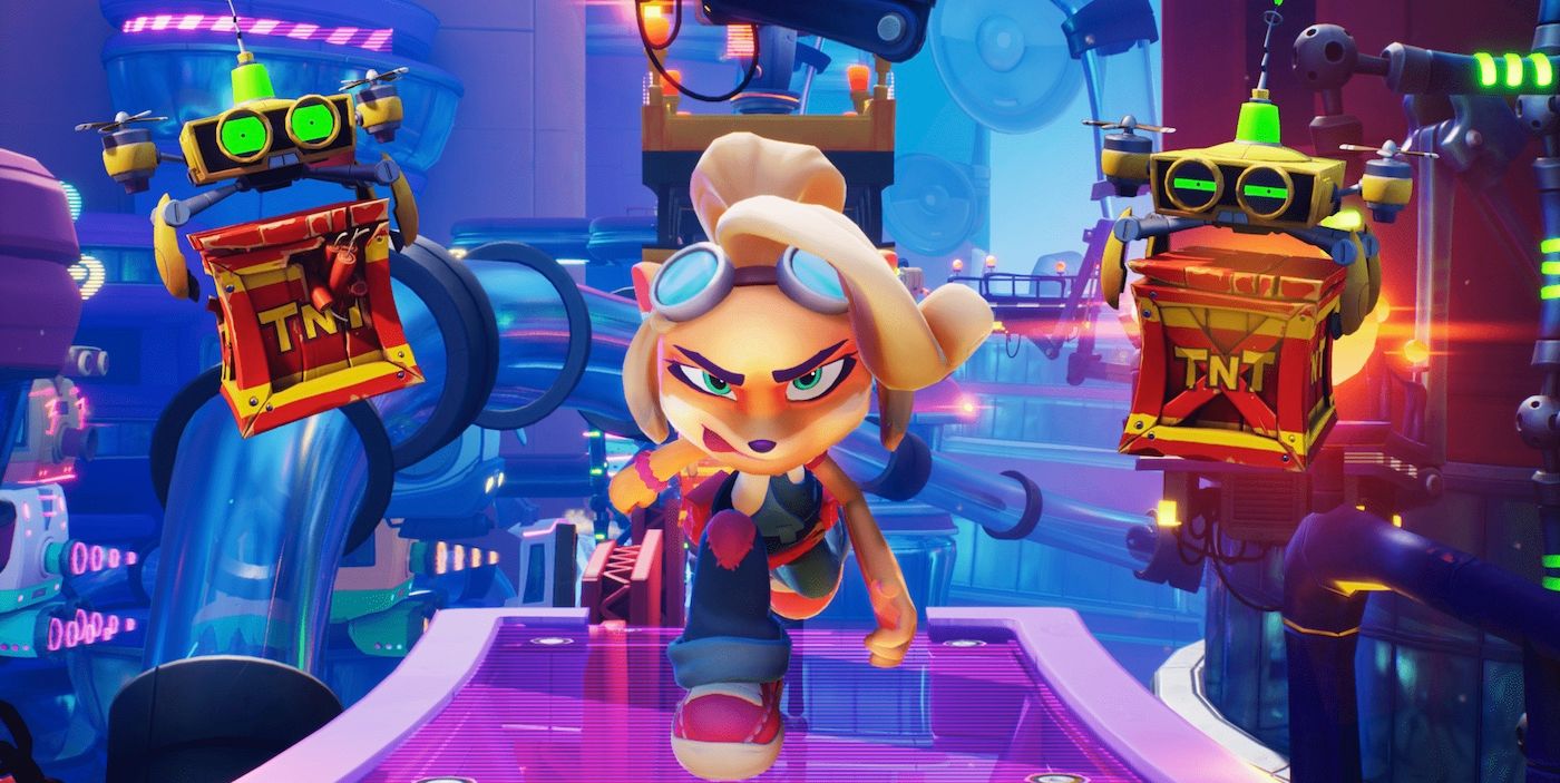 Coco bandicoot with a determined look crash 4 copy