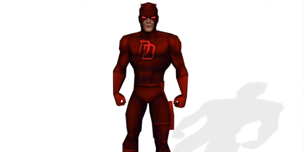 Daredevil cancelled game suit design copy