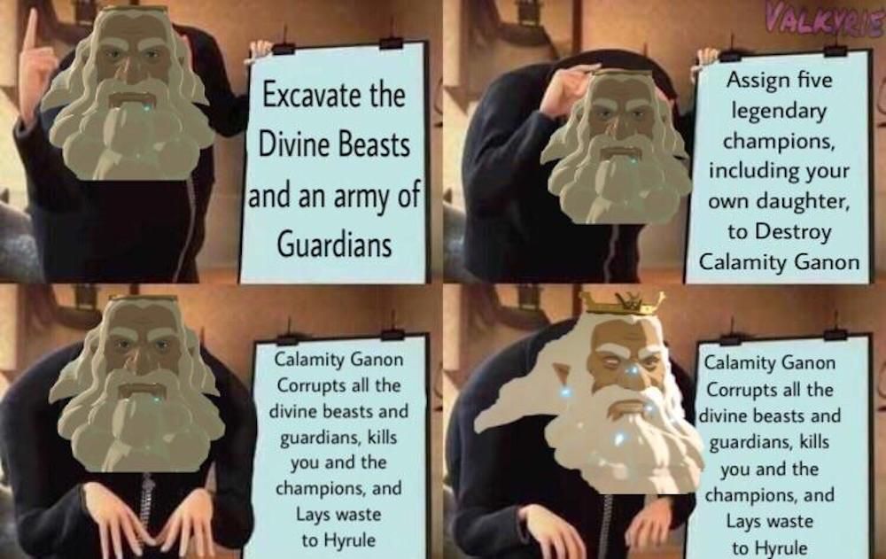 King of Hyrule BoTW meme