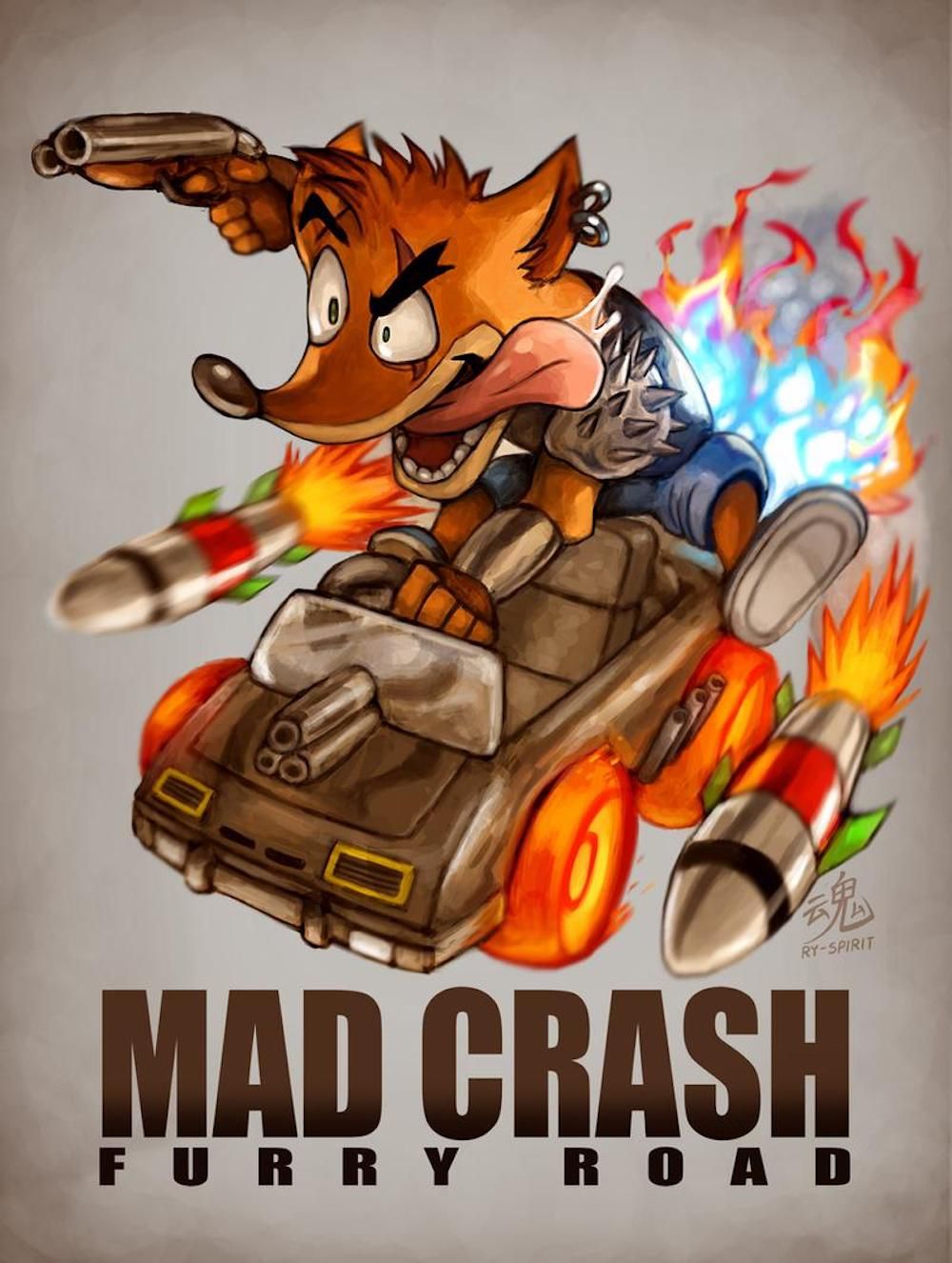 Mad crash fury road fanart