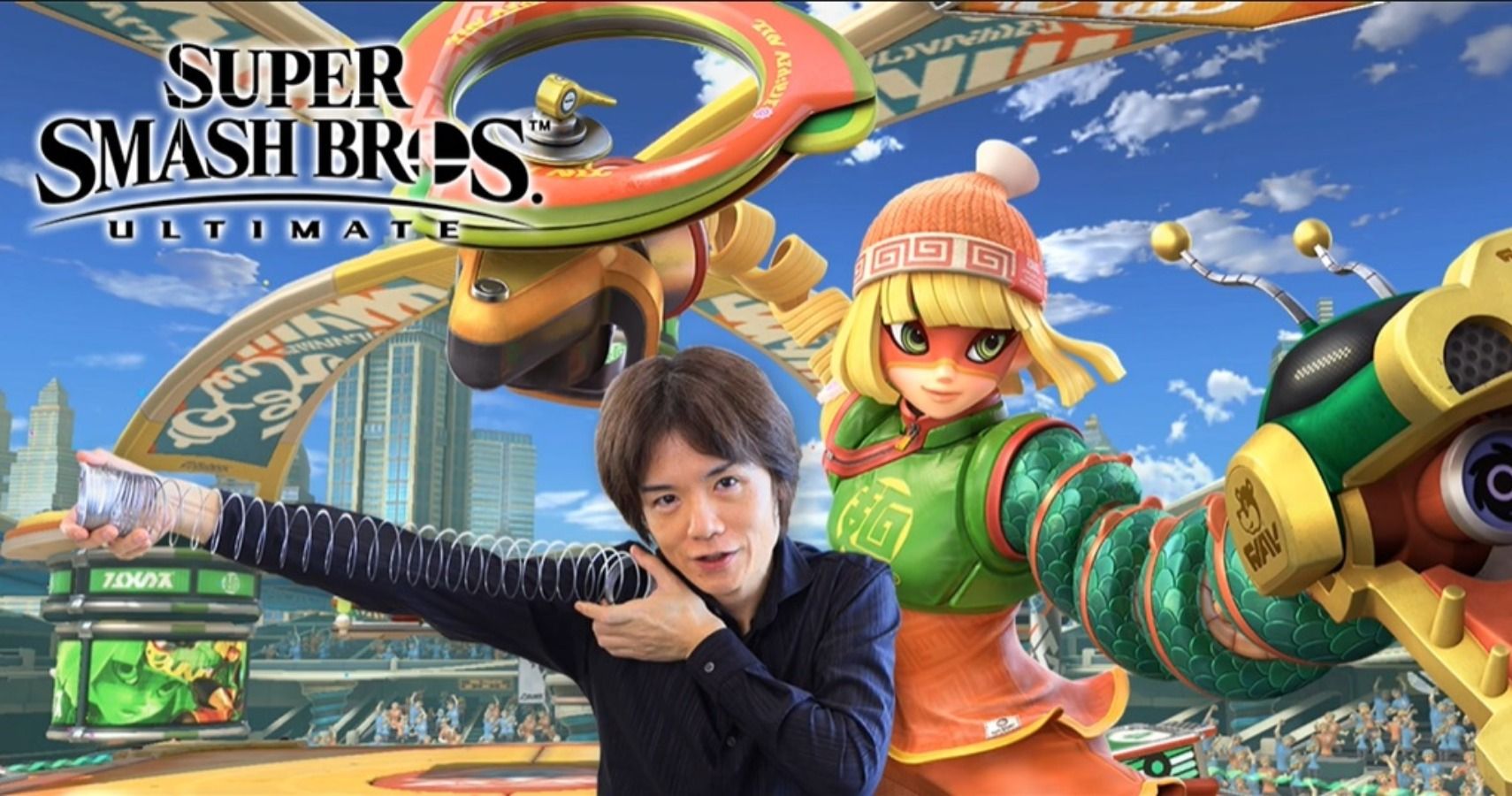 Smash Bros Min Min Sakurai Cover