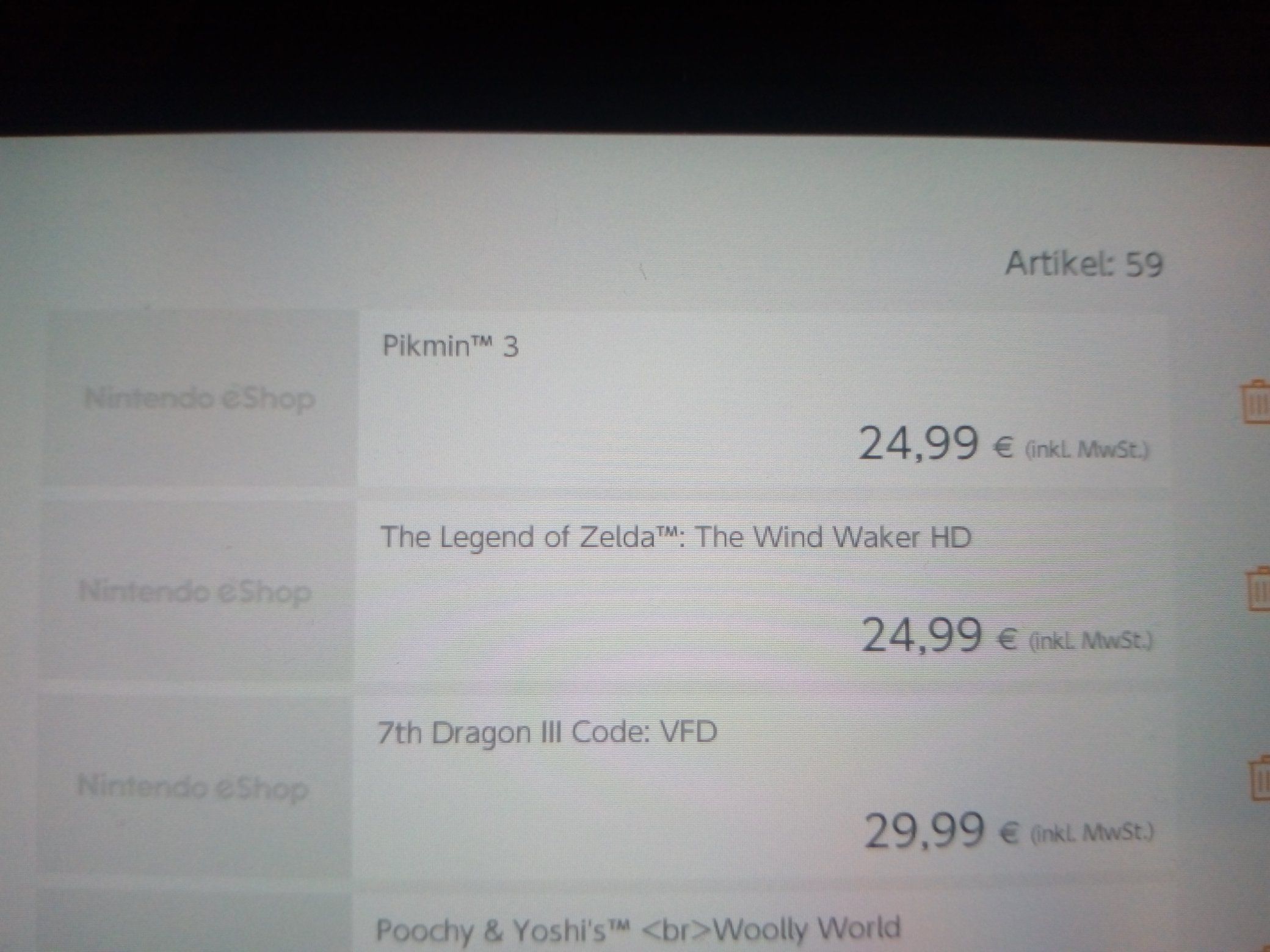 Fake List of WiiU Titles on Switch