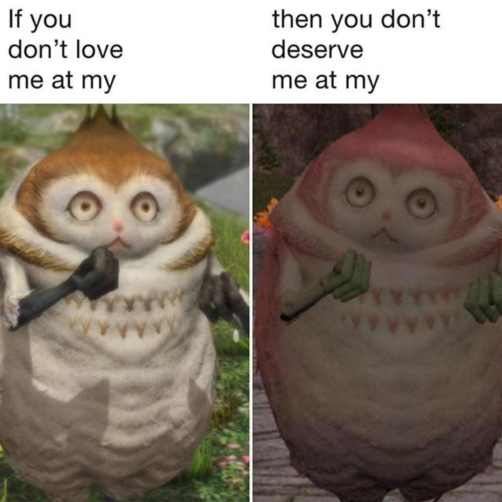 ff14 meme deserve